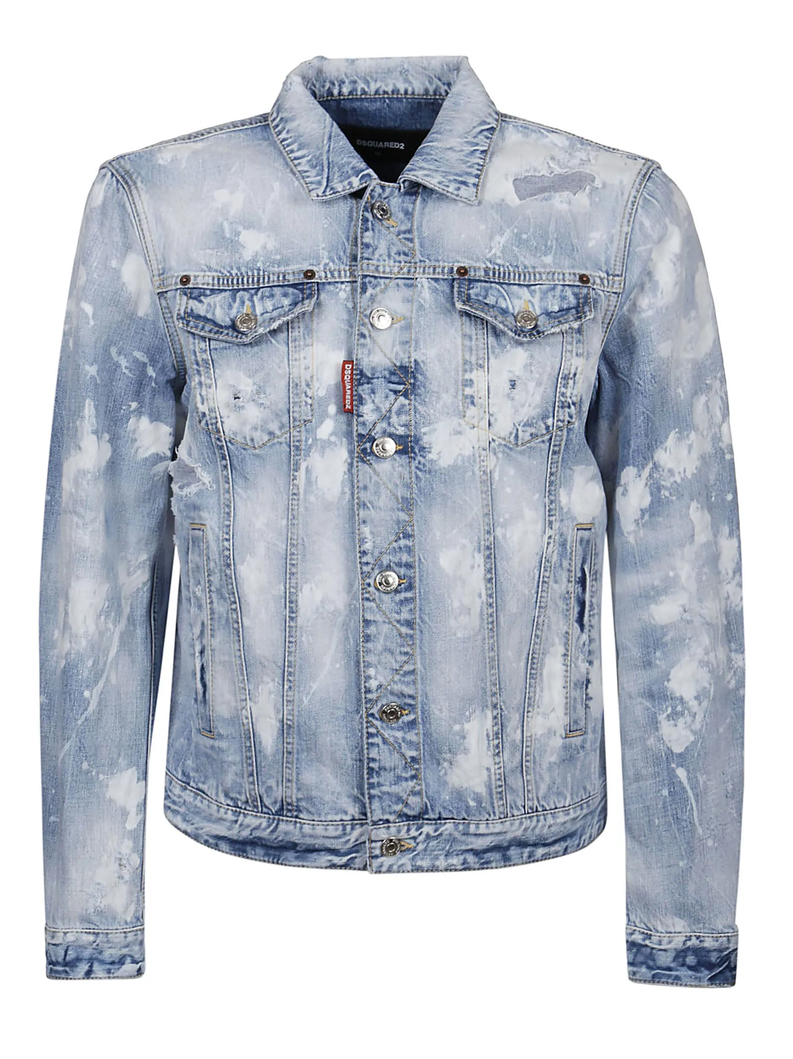 Dsquared2 Distressed Denim Jacket