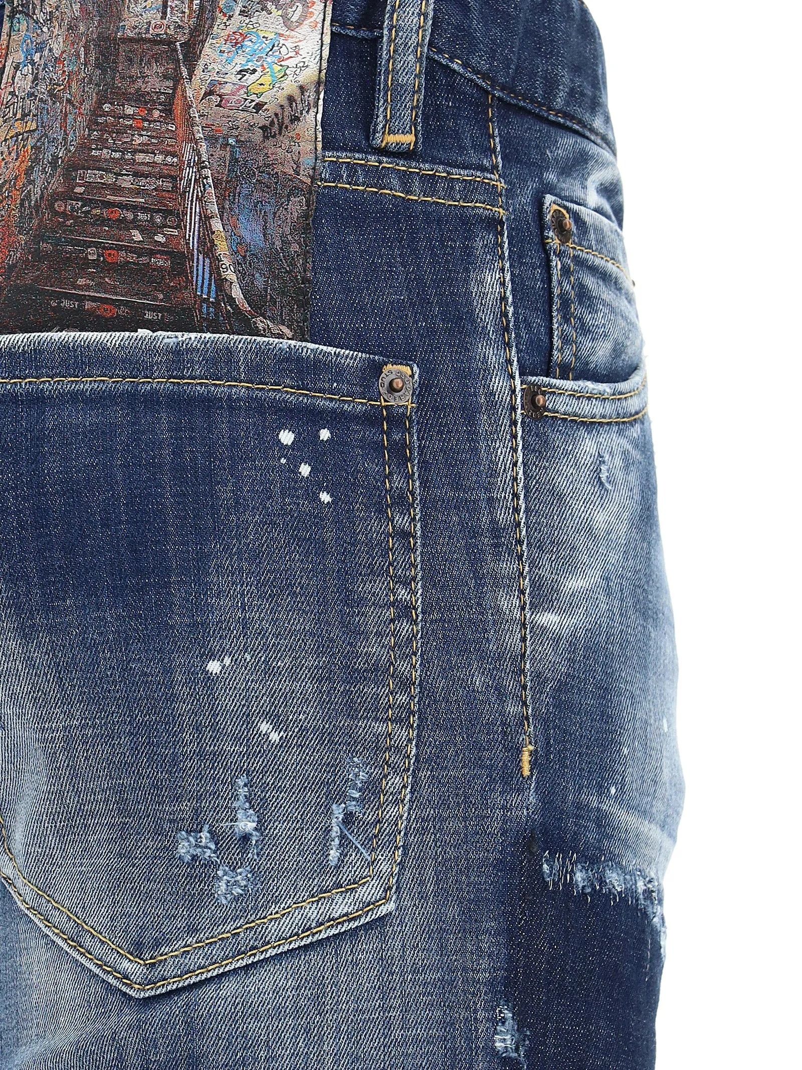 Dsquared2 Distressed Effect Skinny Jeans