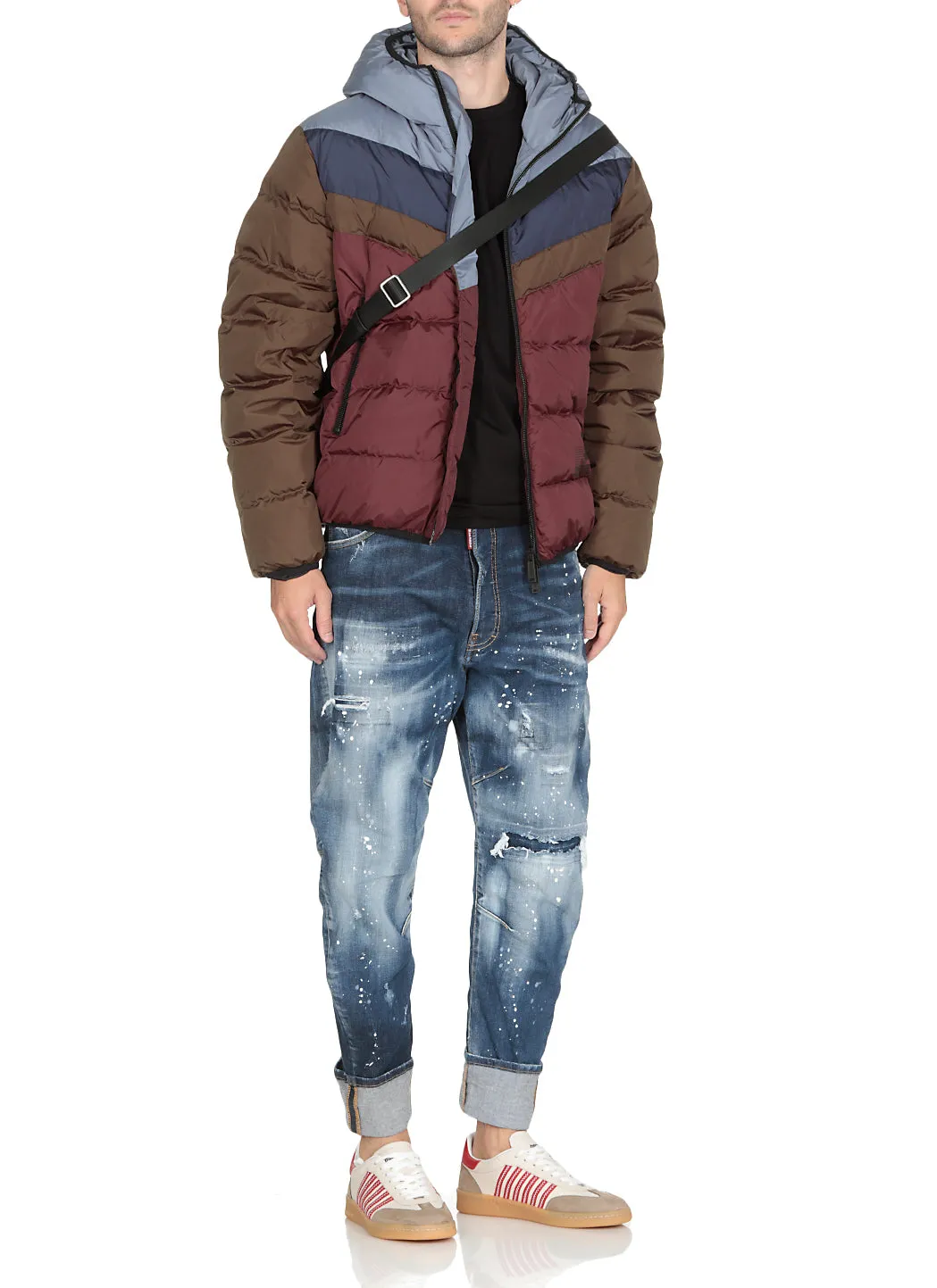 Dsquared2 Distressed Paint Effect Jeans