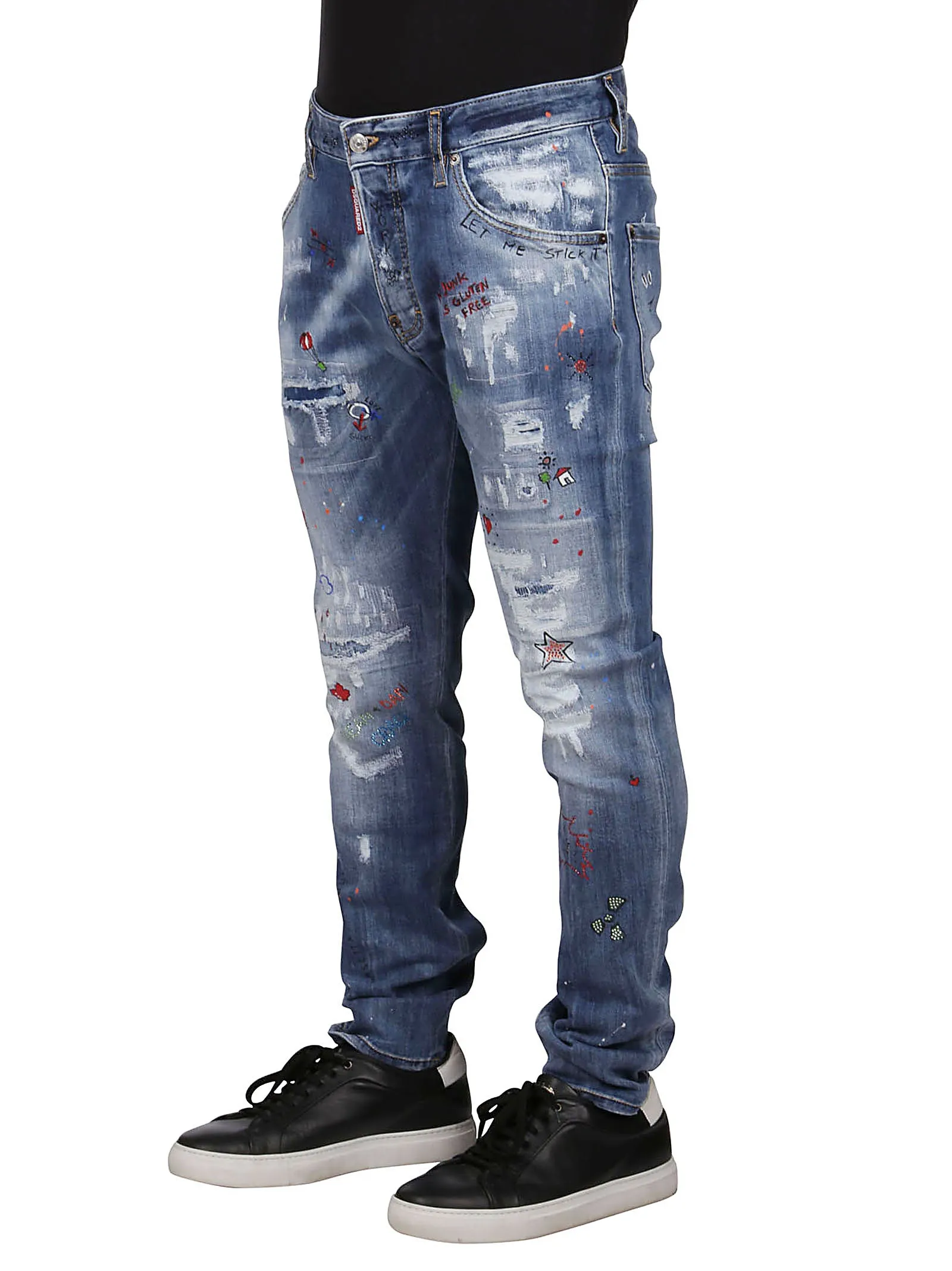 Dsquared2 Distressed Skinny Jeans