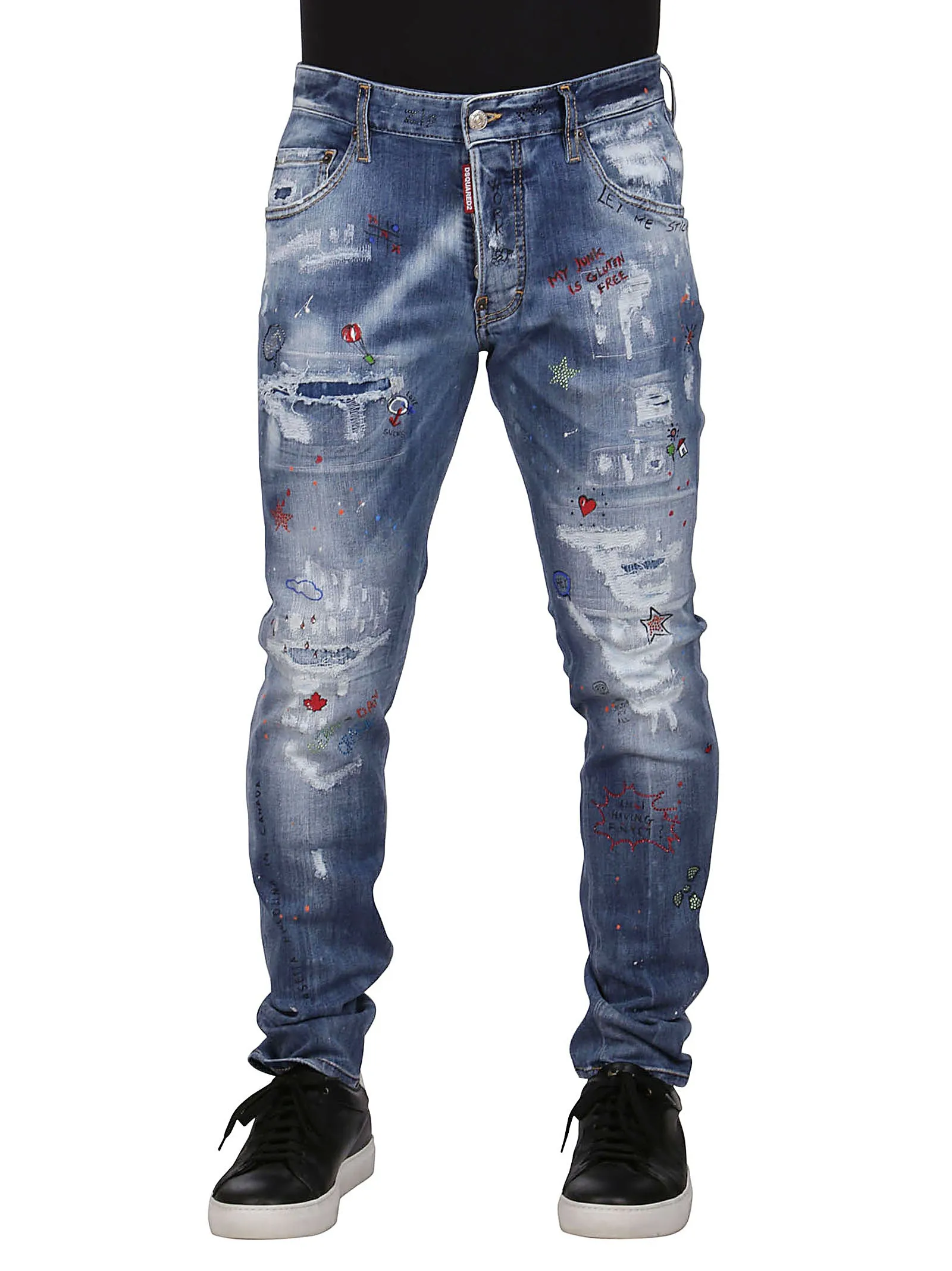 Dsquared2 Distressed Skinny Jeans