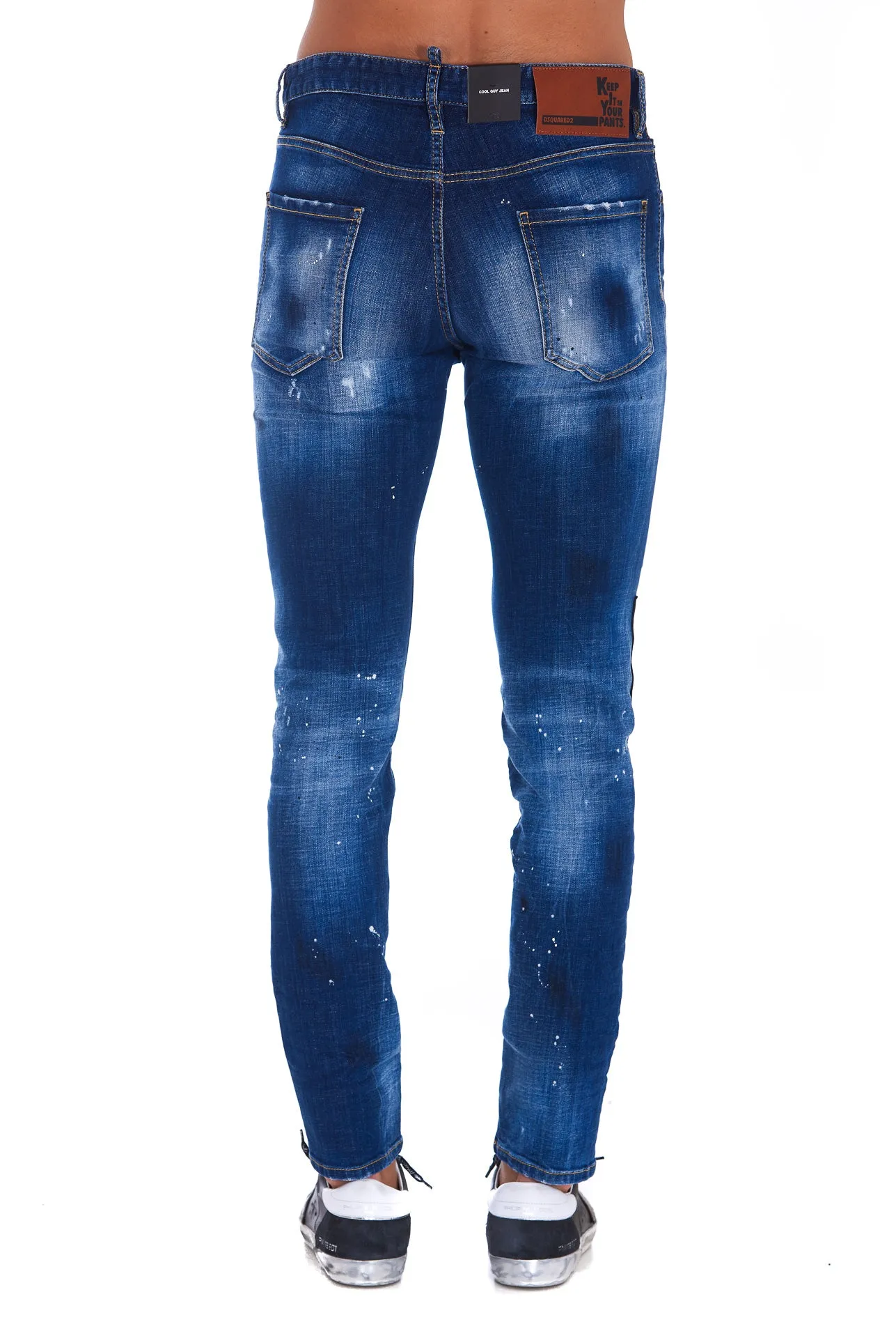 Dsquared2 Distressed Slim-Fit Jeans
