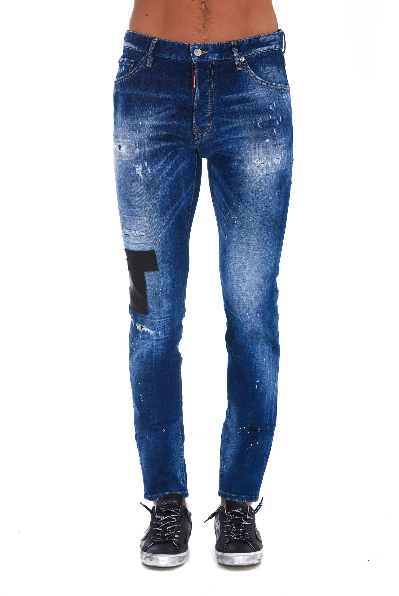 Dsquared2 Distressed Slim-Fit Jeans
