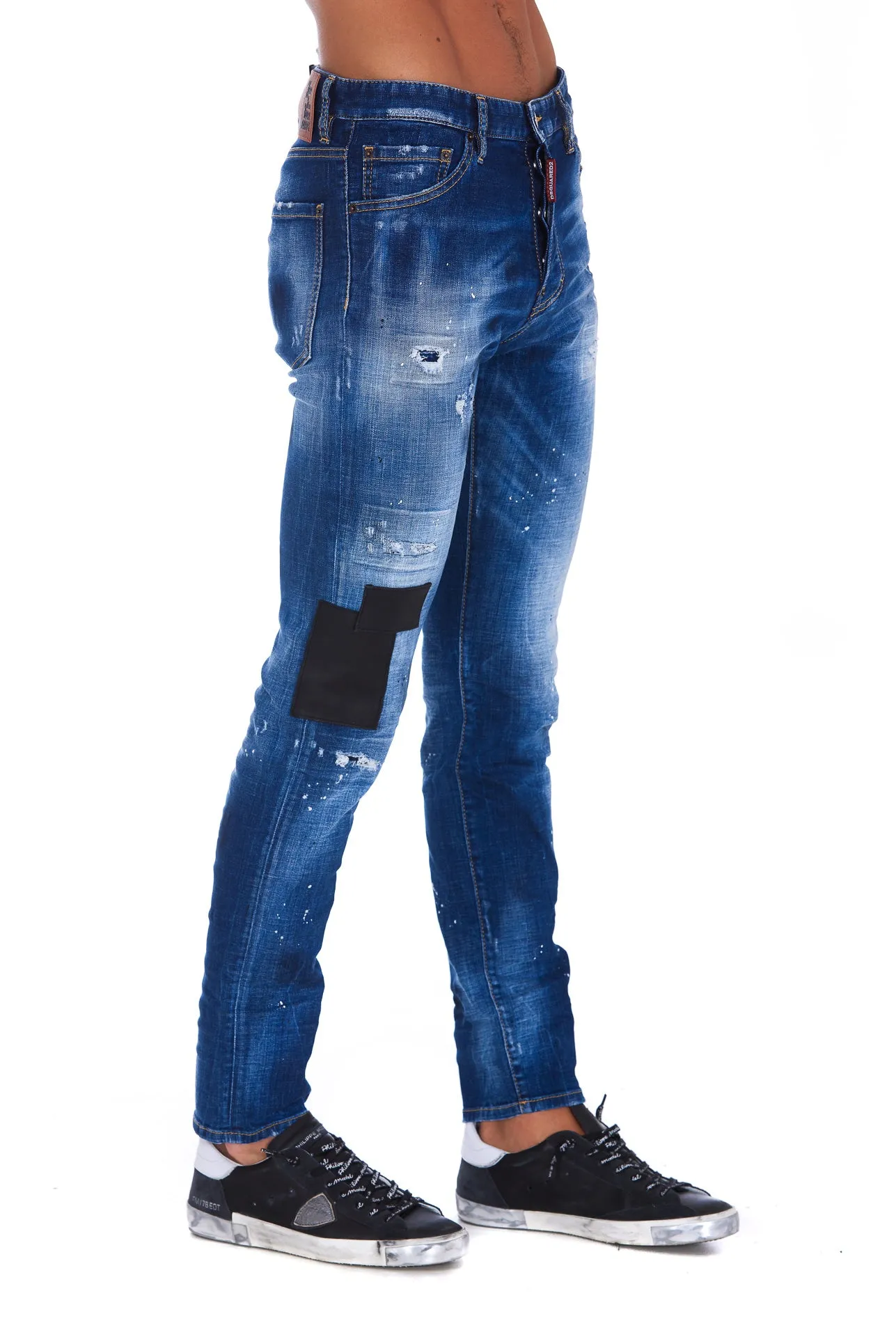 Dsquared2 Distressed Slim-Fit Jeans