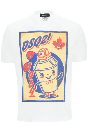 Dsquared2 Graphic Printed T-Shirt