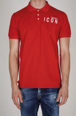 Dsquared2 Icon Printed Polo Shirt