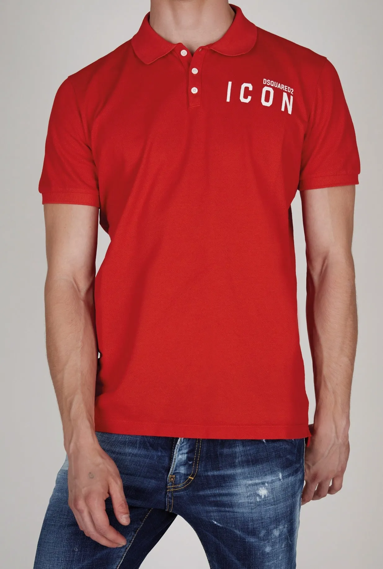 Dsquared2 Icon Printed Polo Shirt