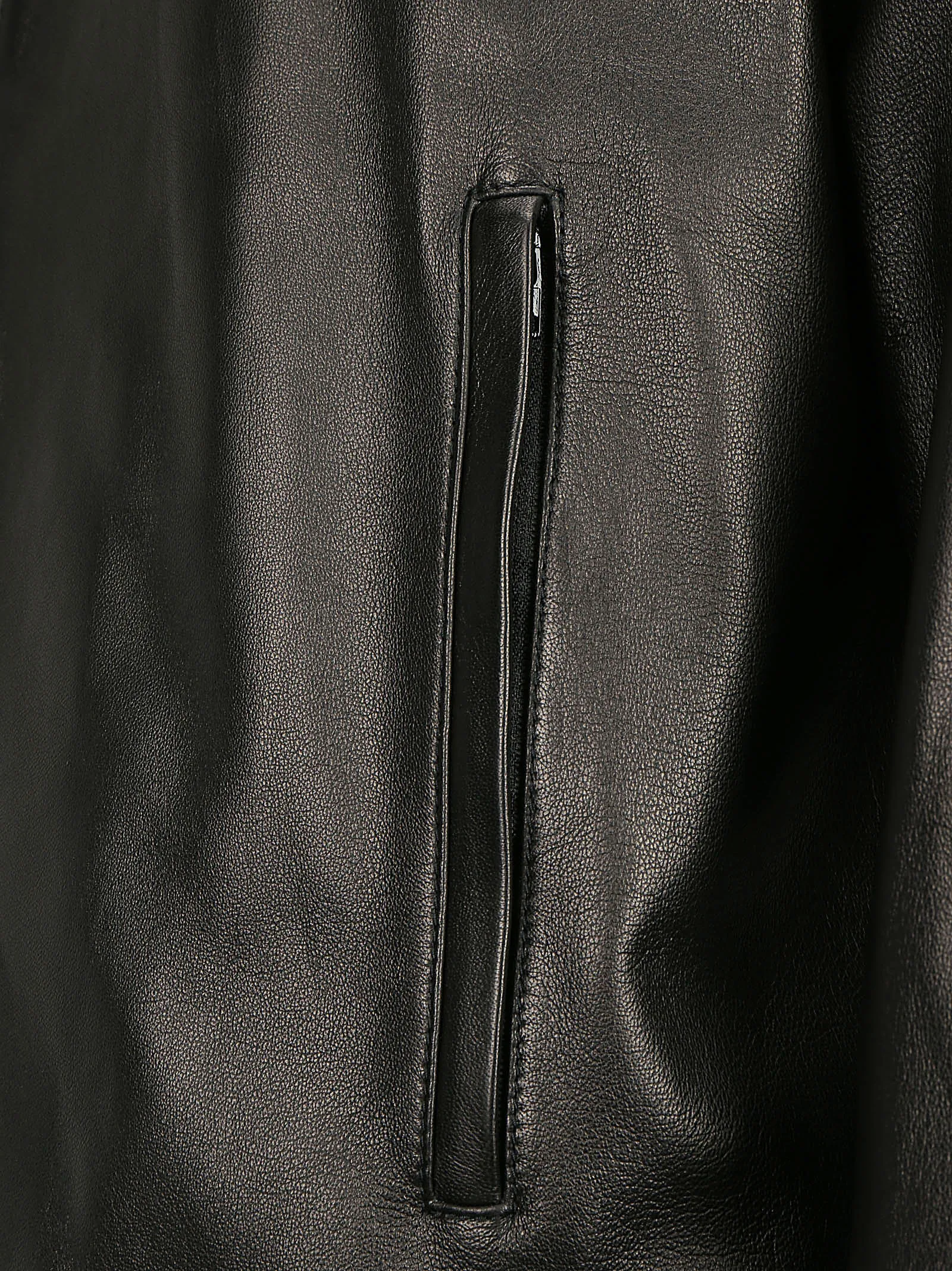 Dsquared2 Leather Bomber Jacket