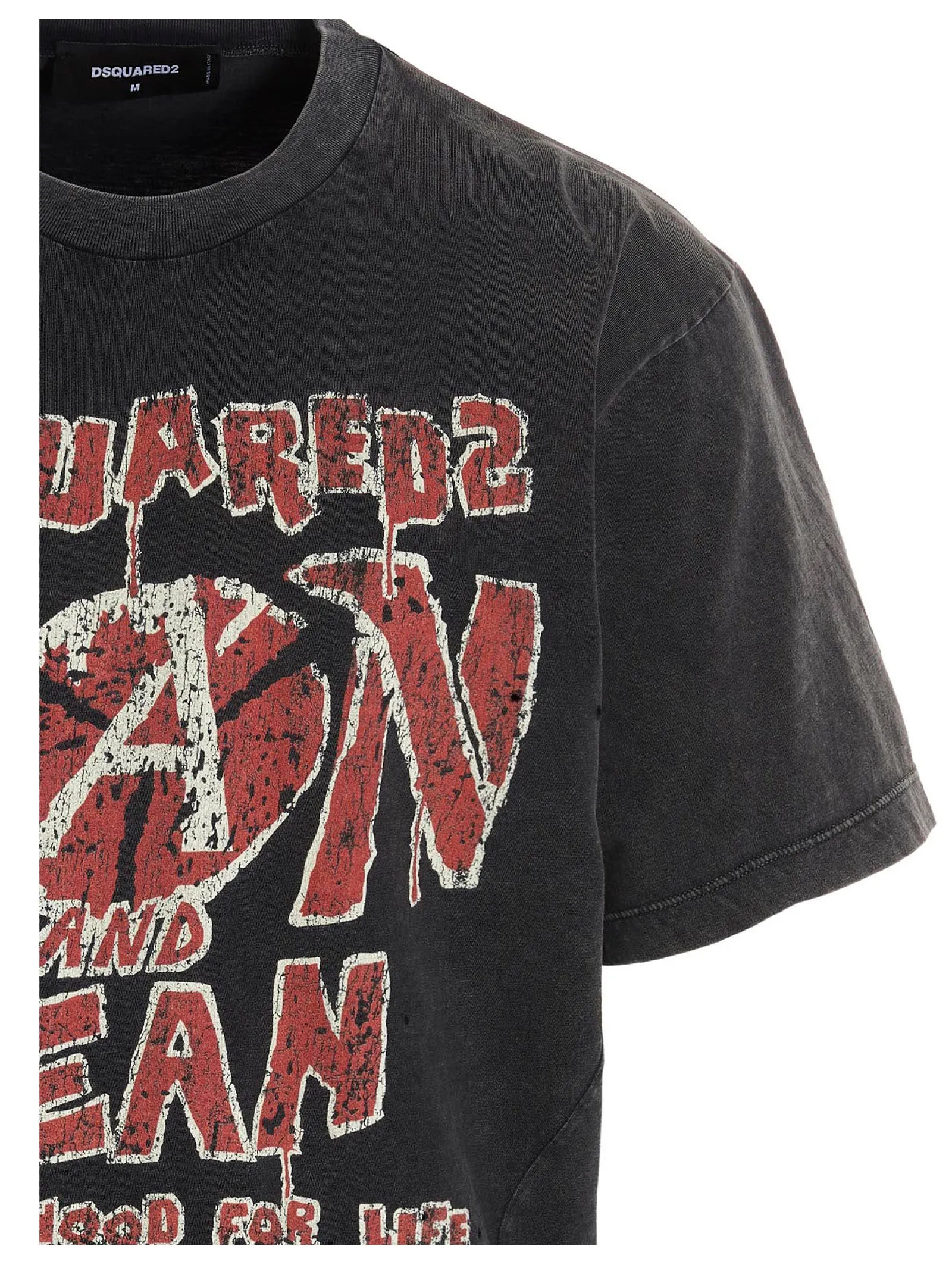 Dsquared2 Logo Distressed T-Shirt
