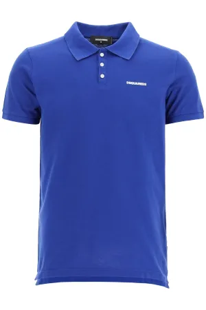 Dsquared2 Logo Embroidered Polo Shirt