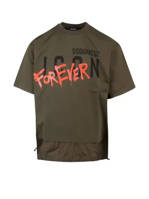 Dsquared2 Logo Graffiti Print T-Shirt