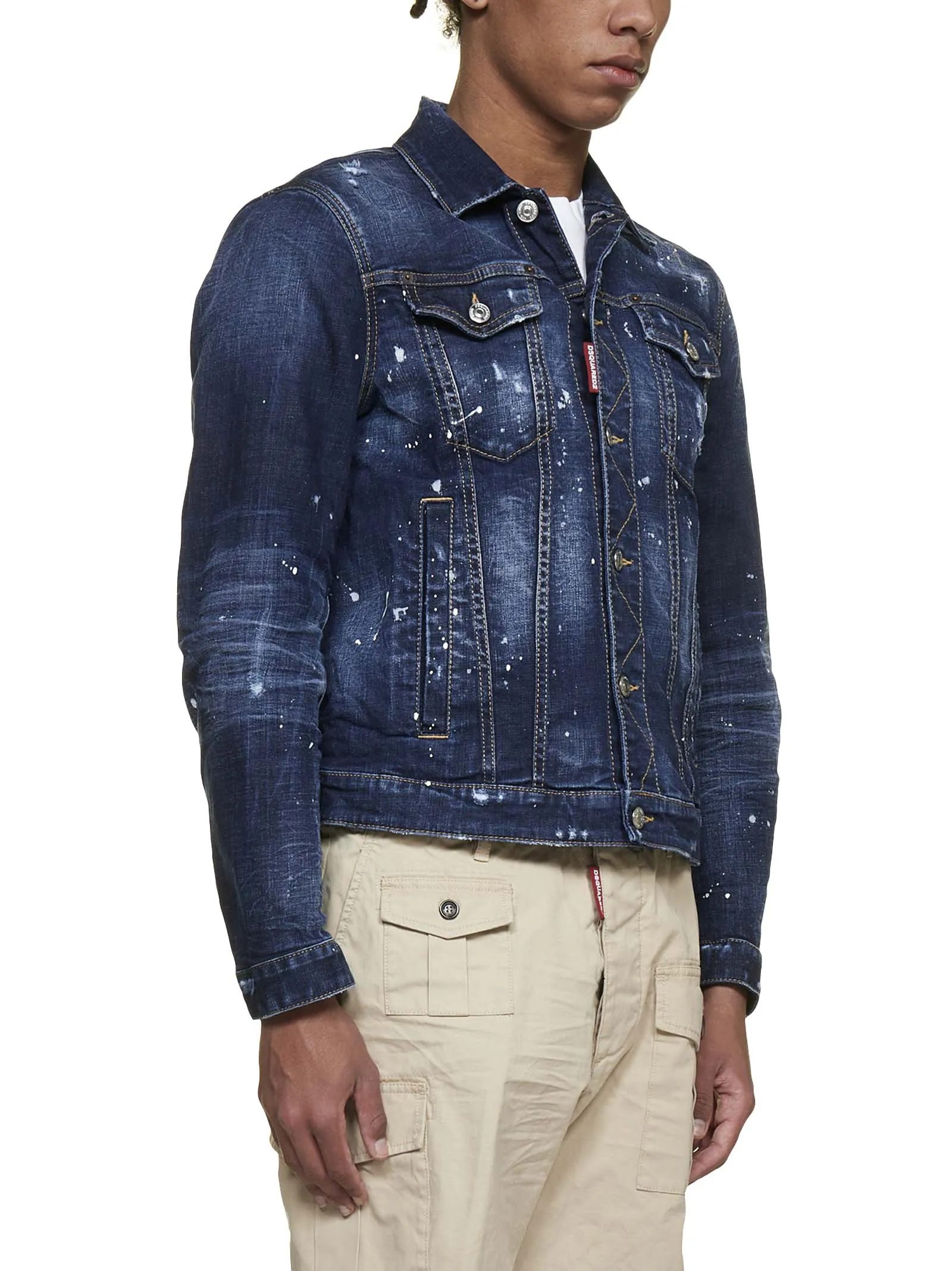 Dsquared2 Logo Patch Cargo Shorts