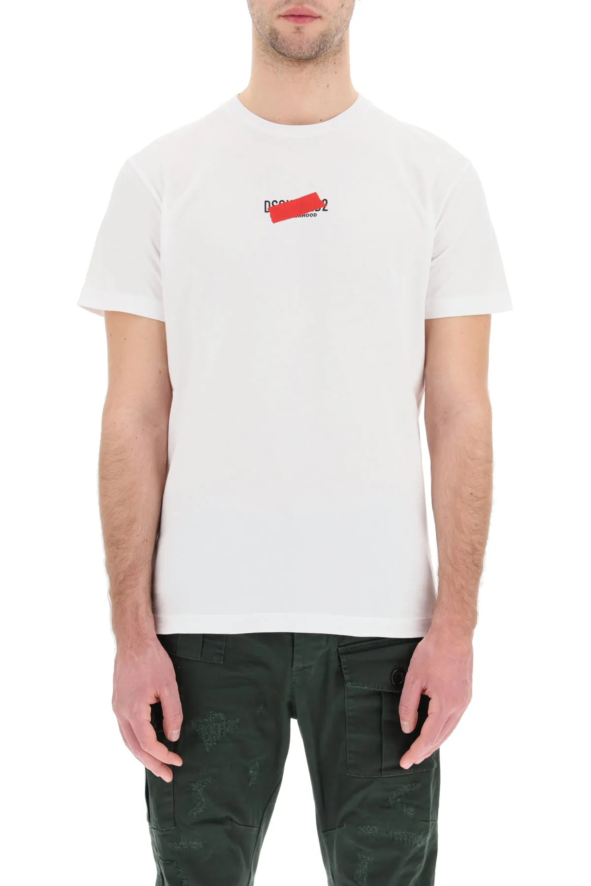 Dsquared2 Logo Print Crewneck T-Shirt