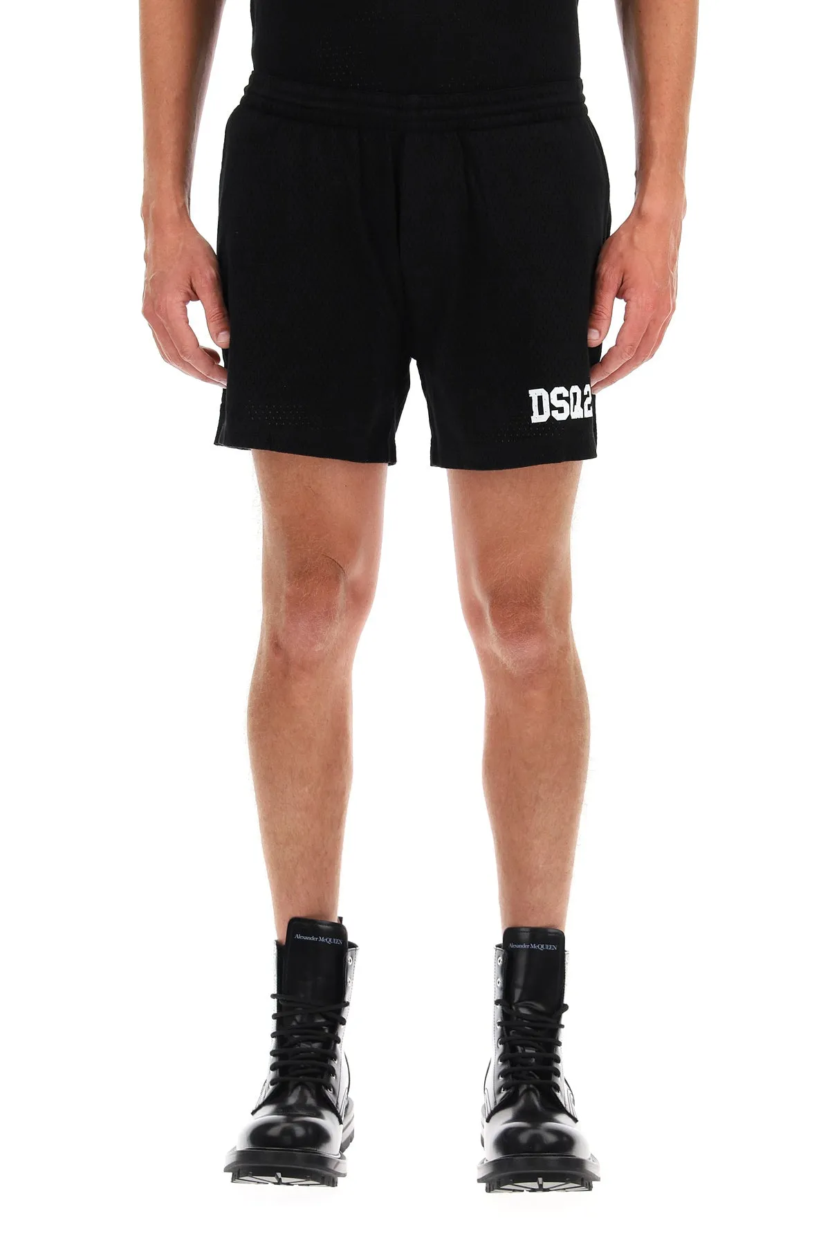 Dsquared2 Logo Print Track shorts