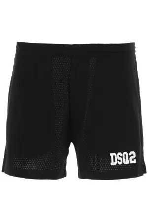 Dsquared2 Logo Print Track shorts