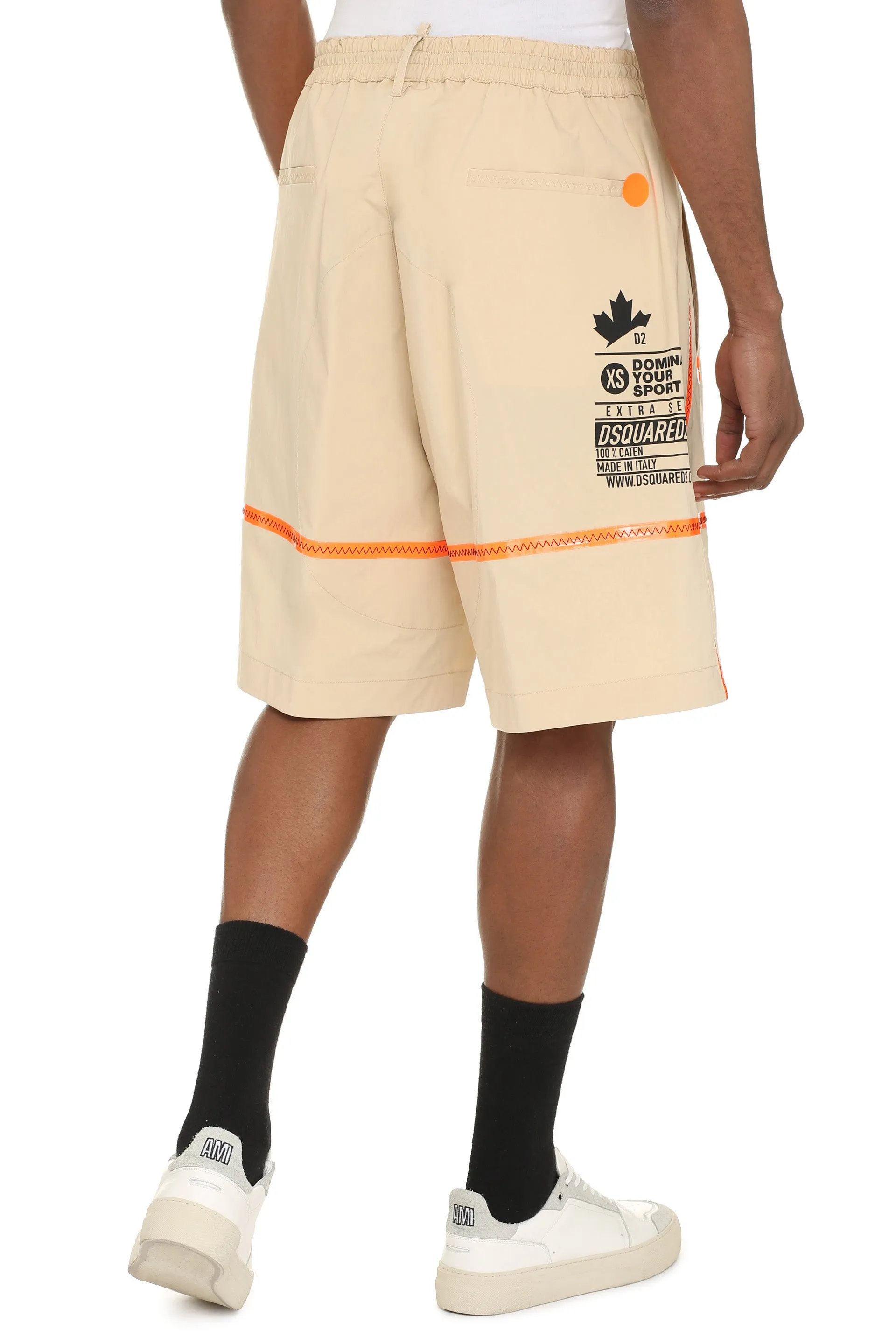 Dsquared2 Logo Printed Bermuda Shorts