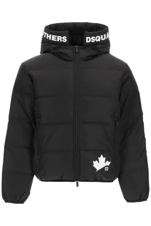 Dsquared2 Logo Printed Down Jacket