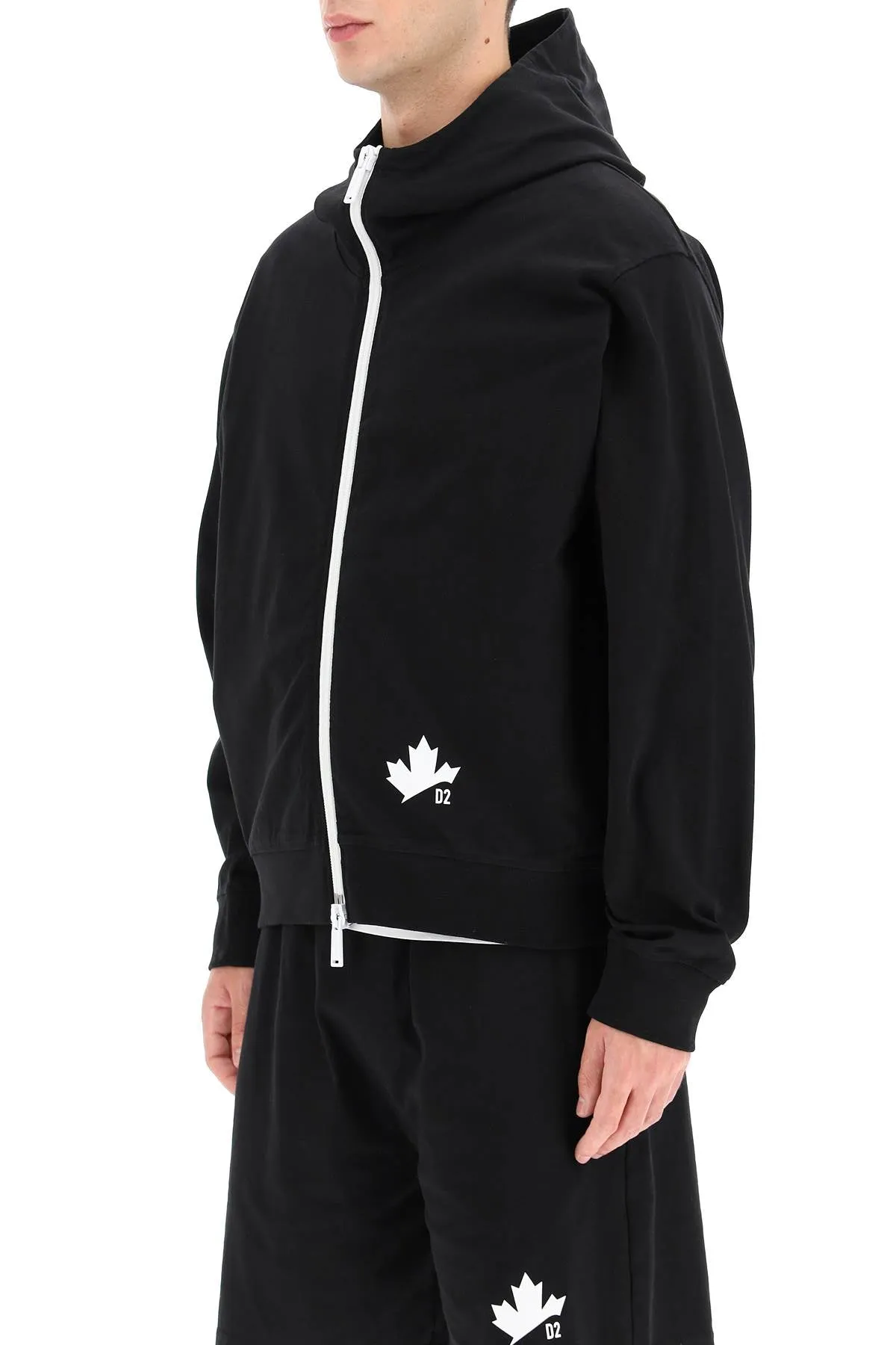 Dsquared2 Logo Printed Hooded Jacket