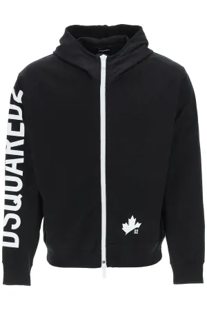 Dsquared2 Logo Printed Hooded Jacket