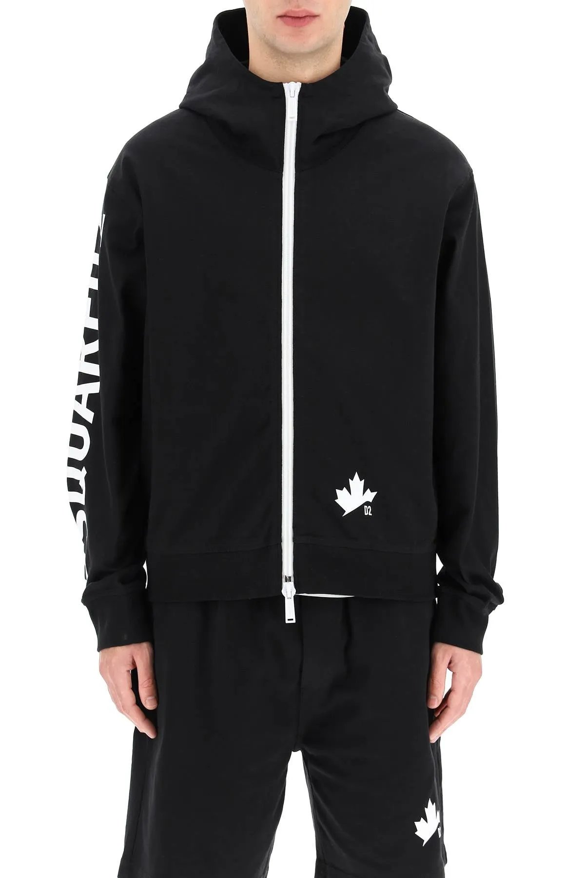 Dsquared2 Logo Printed Hooded Jacket