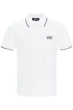 Dsquared2 Logo Printed Polo Shirt