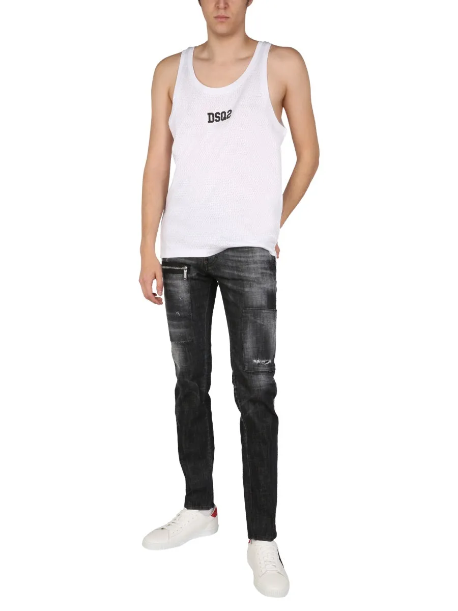 Dsquared2 Logo Printed Tank Top
