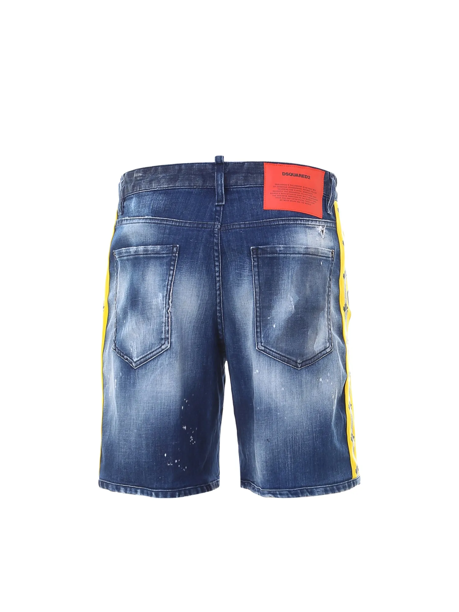 Dsquared2 Logo Tape Denim Shorts