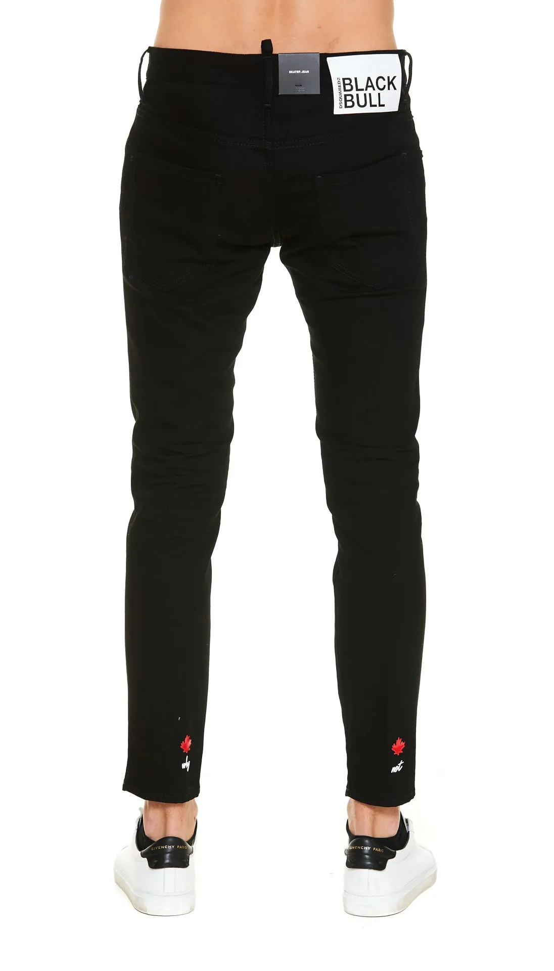 Dsquared2 Low-Rise Logo Detailed Skinny Jeans