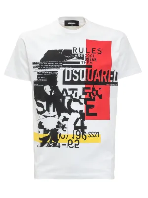 Dsquared2 Punk Print T-Shirt