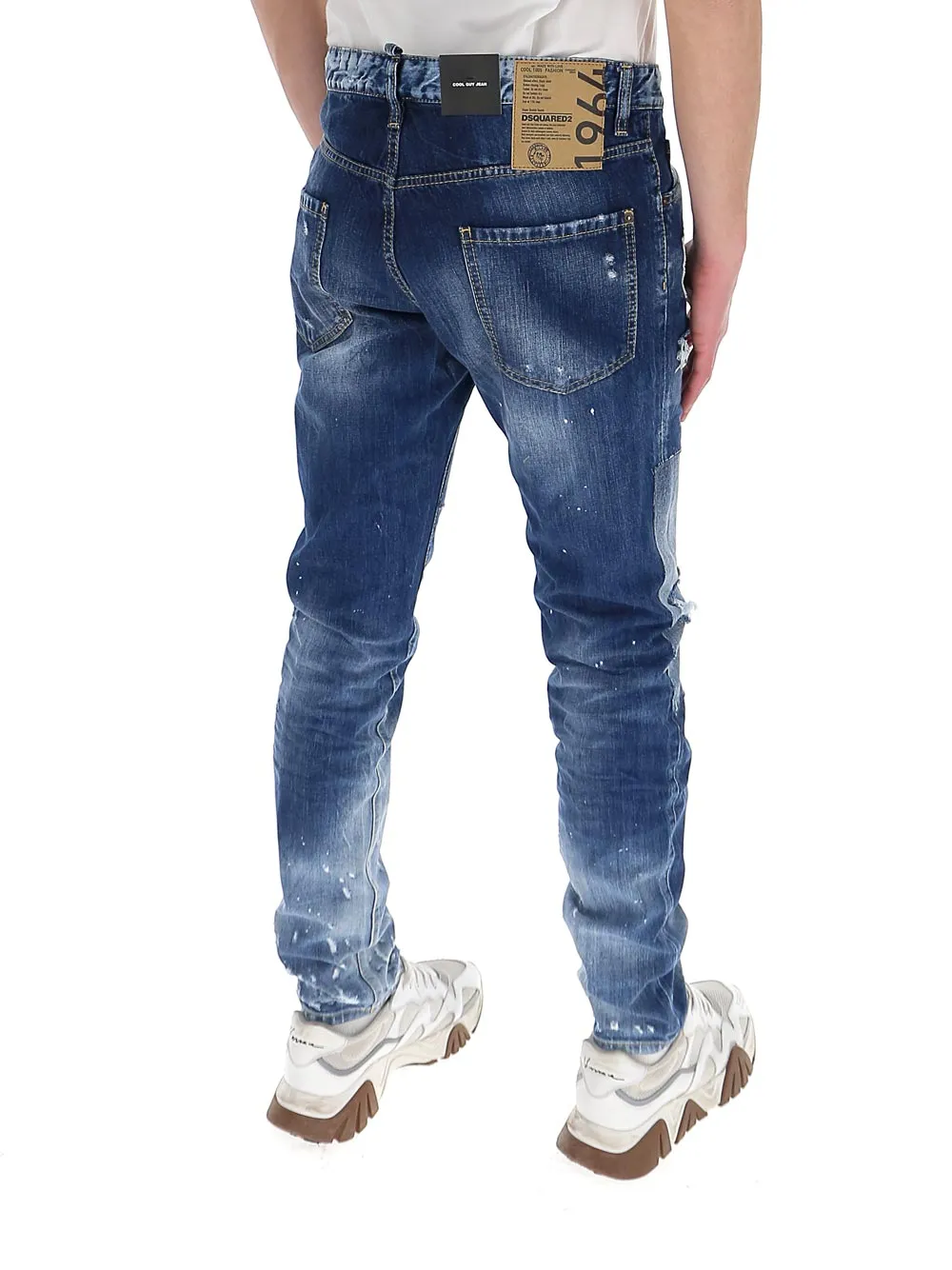 Dsquared2 Ripped Slim Leg Jeans