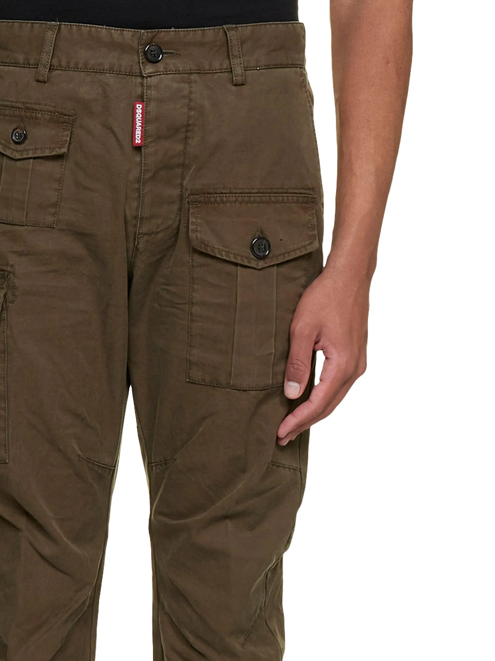 Dsquared2 Slim Cut Cropped Pants