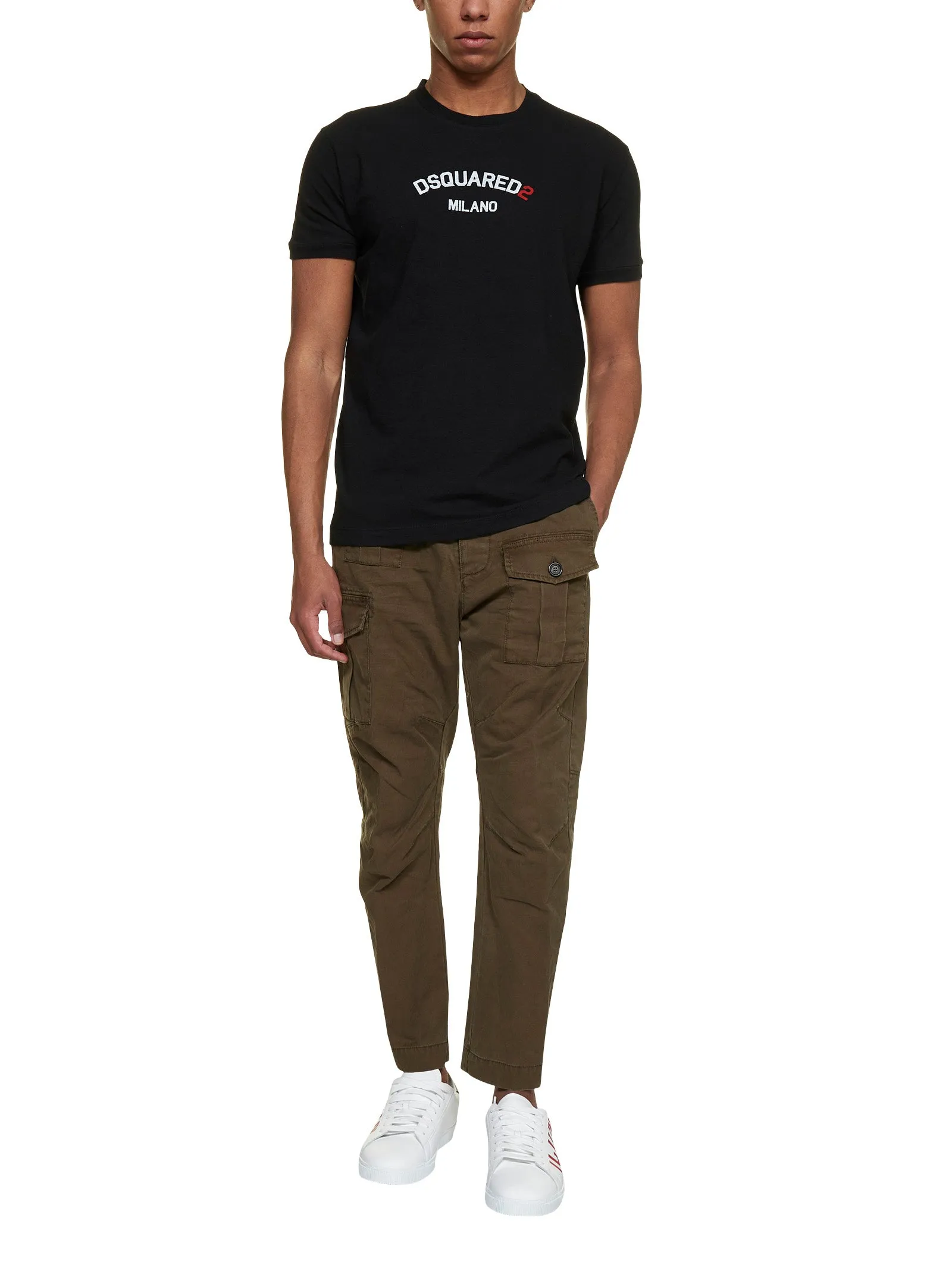 Dsquared2 Slim Cut Cropped Pants