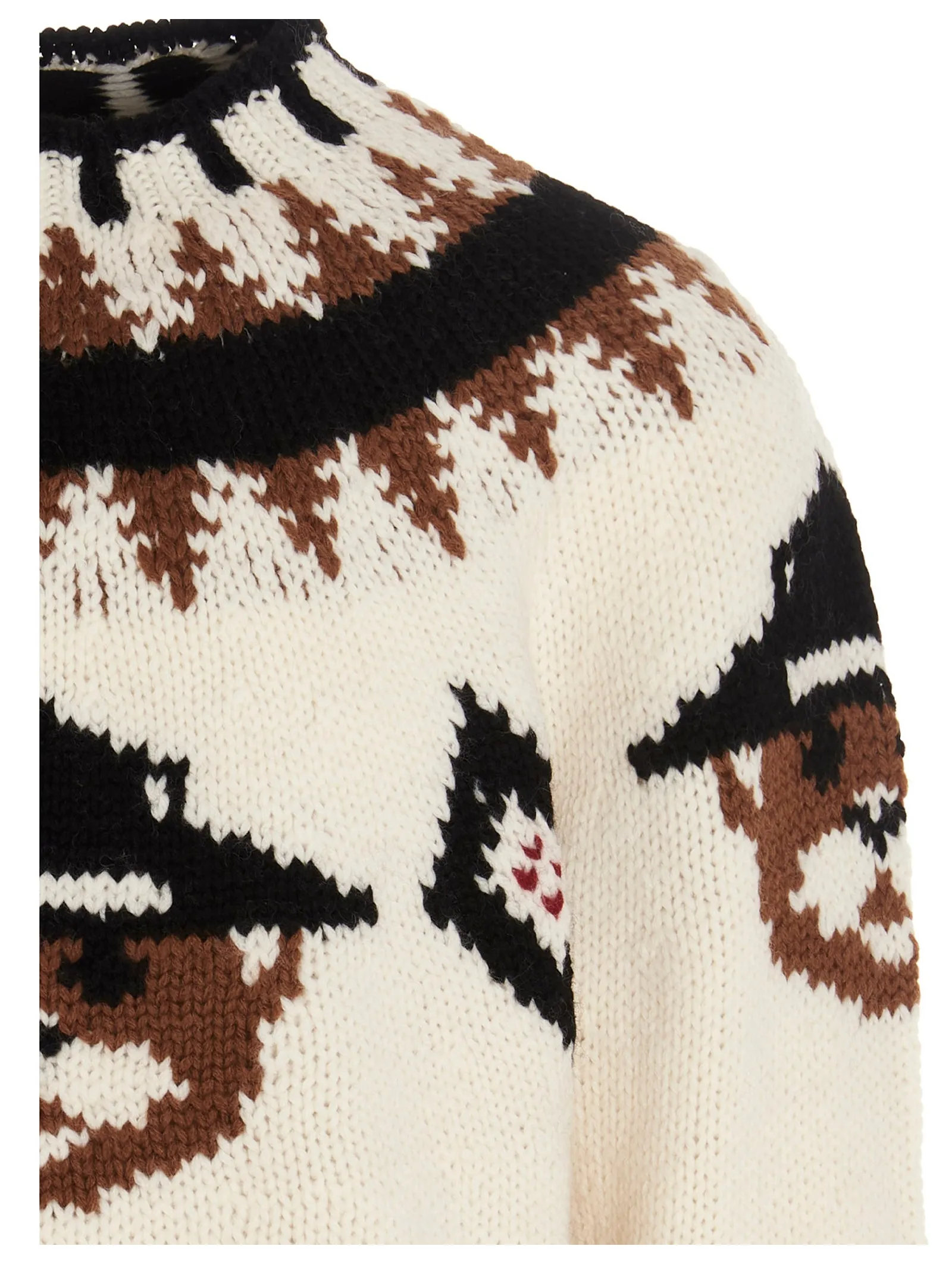 Dsquared2 Teddy Bear Intarsia Knitted Jumper