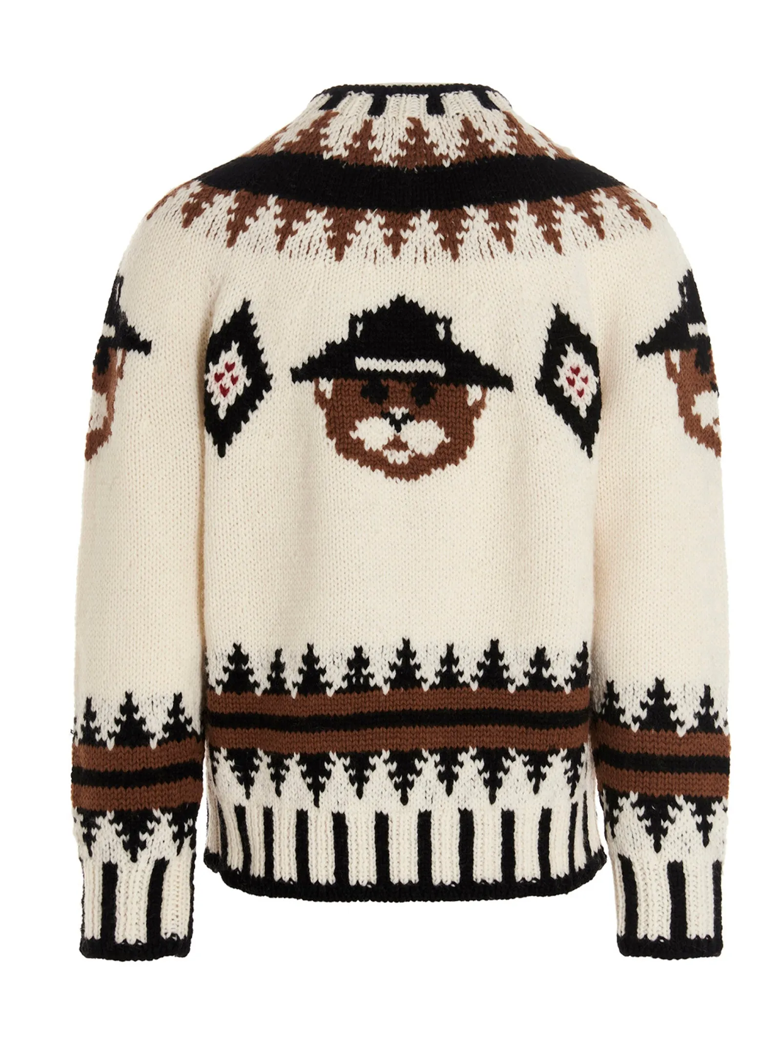 Dsquared2 Teddy Bear Intarsia Knitted Jumper