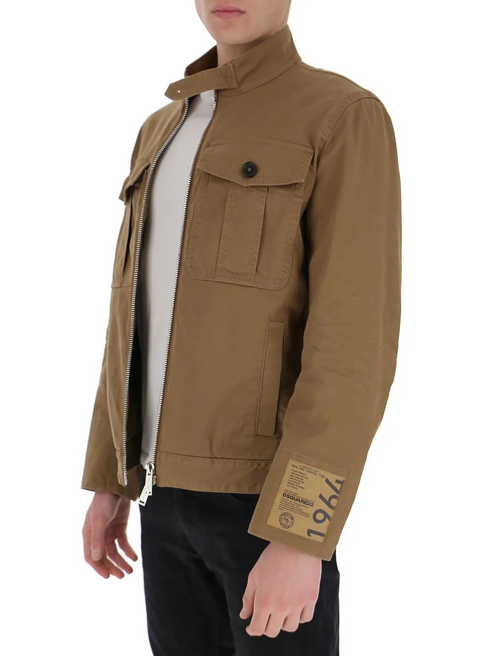 Dsquared2 Zipped Military Jacket