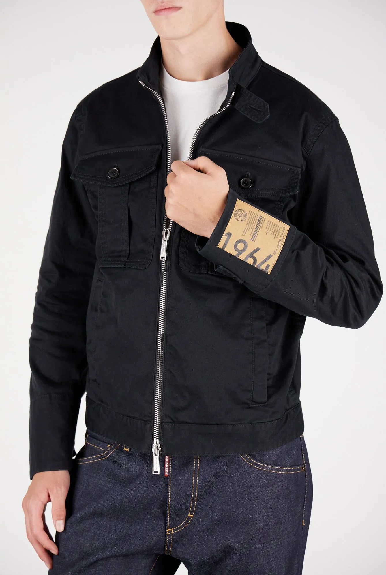 Dsquared2 Zipped Military Jacket