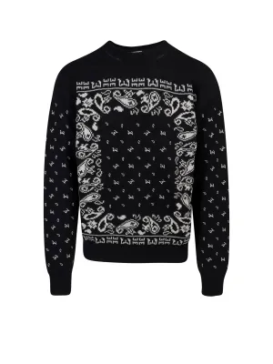 Etro Bandana Intarsia Knitted Jumper