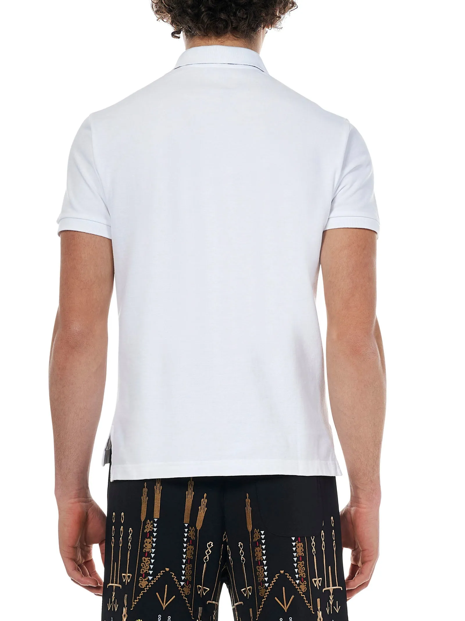 Etro Logo Embroidered Polo Shirt