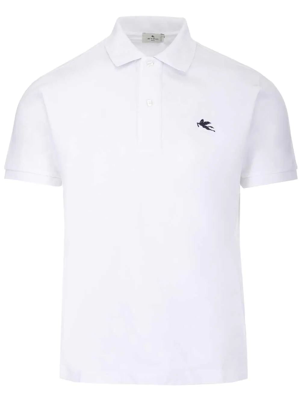 Etro Logo Embroidered Polo Shirt
