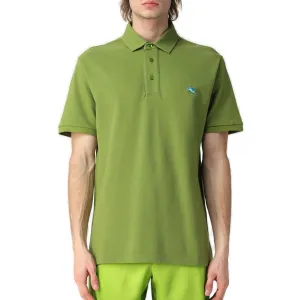 Etro Logo Embroidered Polo Shirt
