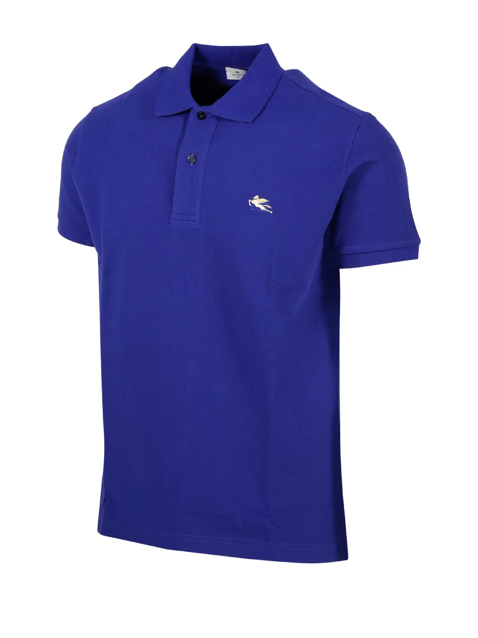 Etro Logo Embroidered Polo Shirt