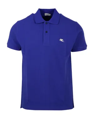 Etro Logo Embroidered Polo Shirt