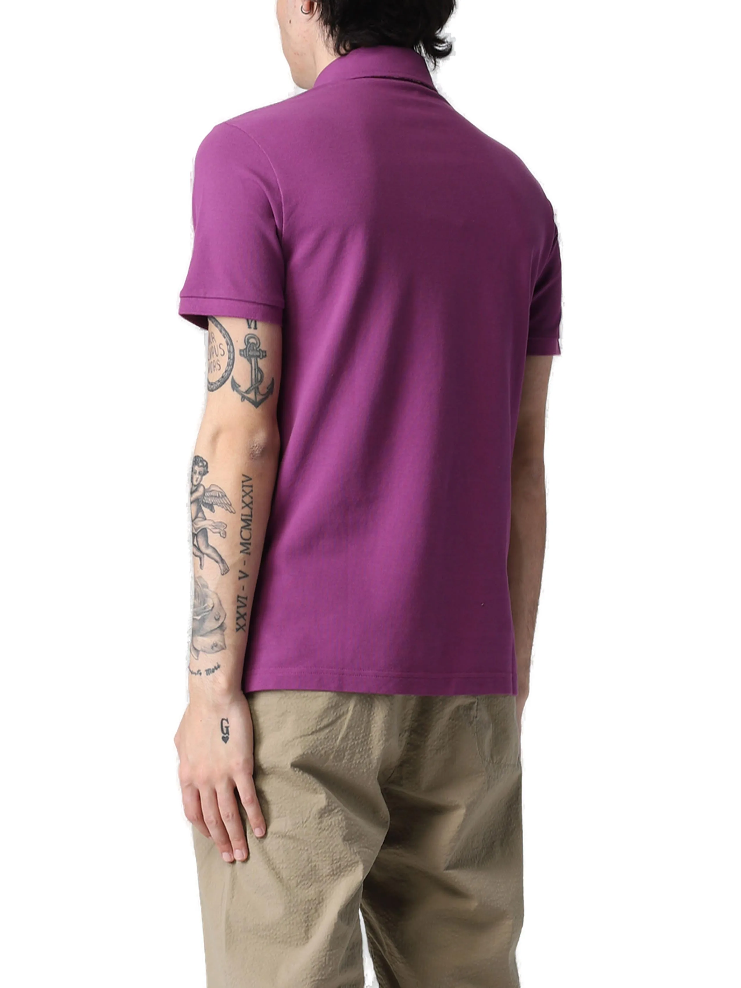 Etro Logo Embroidered Polo Shirt
