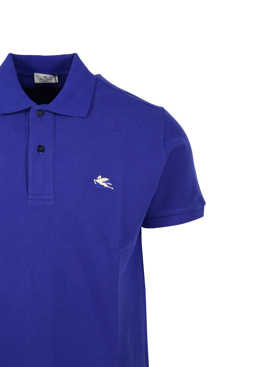 Etro Logo Embroidered Polo Shirt