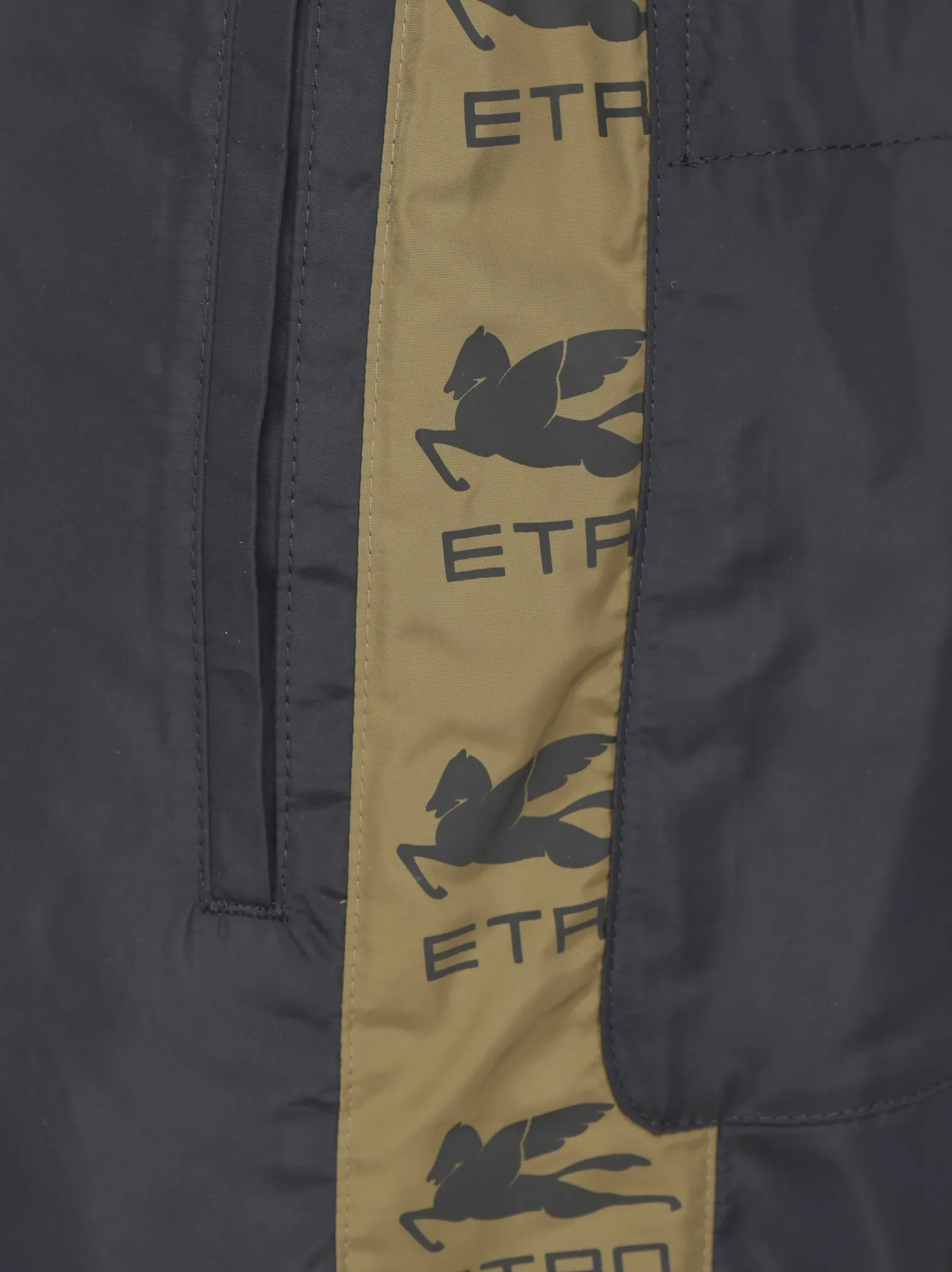 Etro Logo Side Tape Track Pants