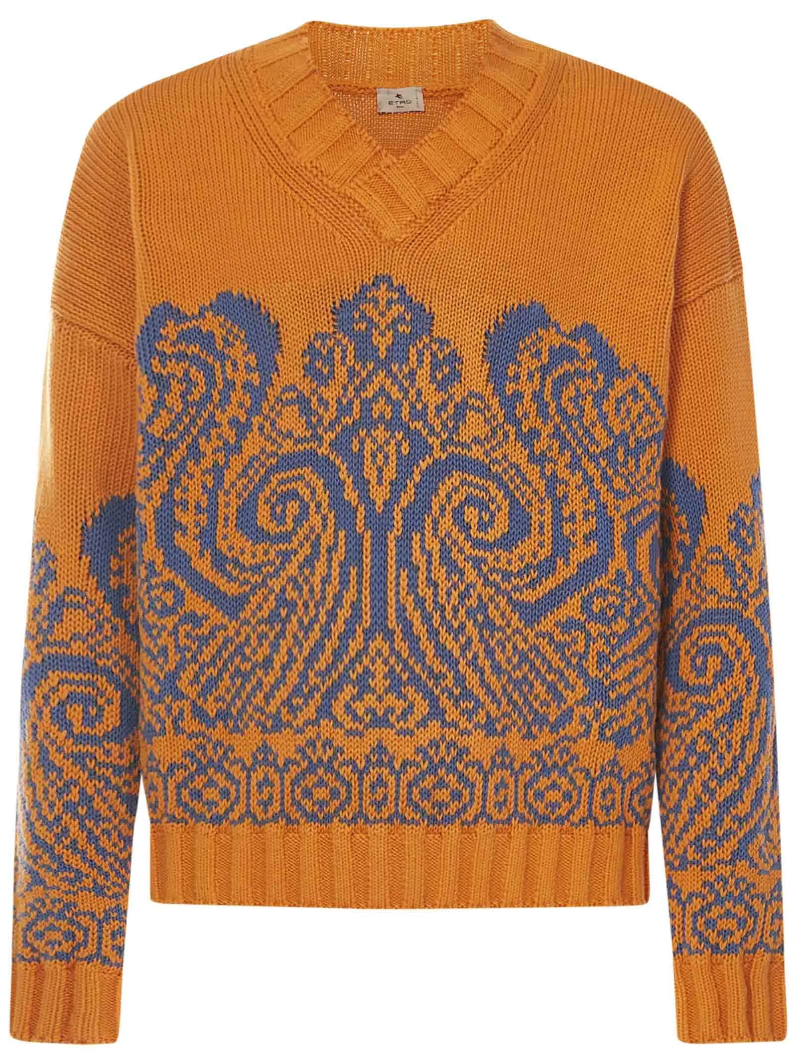 Etro Paisley Intarsia Knitted Sweater