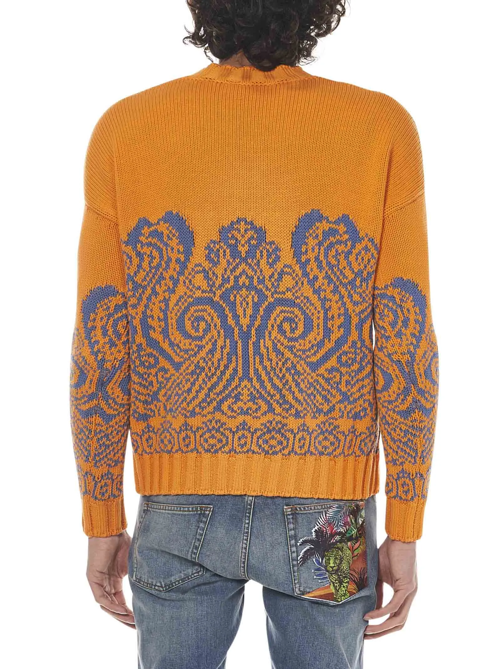 Etro Paisley Intarsia Knitted Sweater