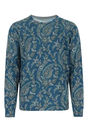 Etro Paisley Print Knitted Jumper