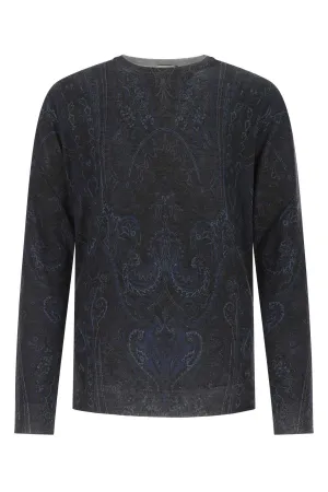 Etro Paisley Print Knitted Jumper