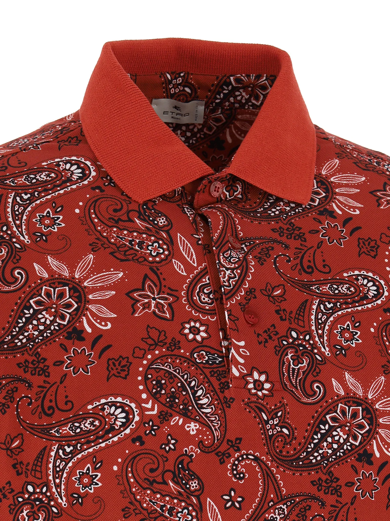 Etro Paisley Printed Polo Shirt